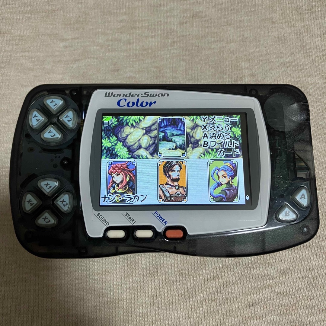 画面美品◇クリスタルブルー◇GBA SPのフロントライト移植ワンダースワンカラー