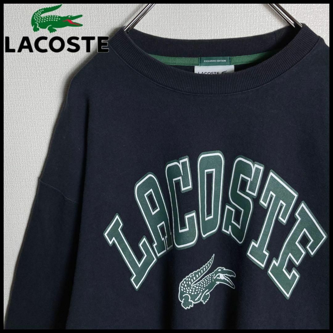 's CHEMISE LACOSTE ビッグ肉厚刺繍 スウェット