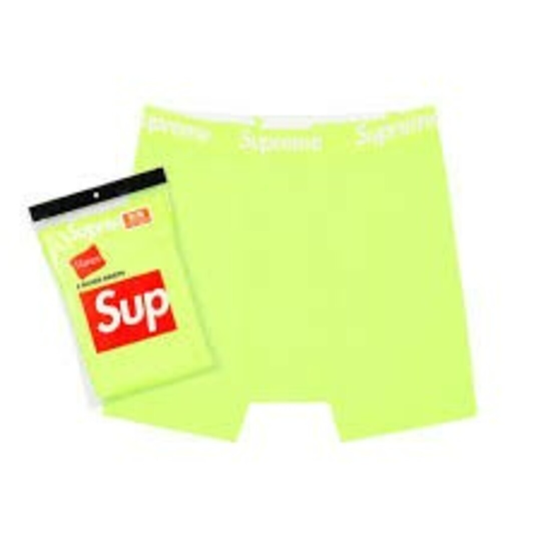 Supreme(シュプリーム)のSupreme Hanes Boxer Briefs  Yellow 1枚 メンズのアンダーウェア(ボクサーパンツ)の商品写真