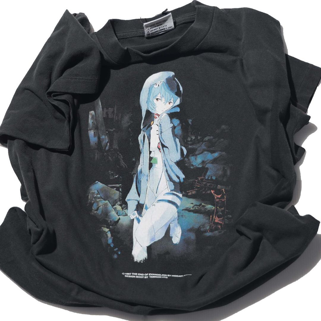 エヴァ レイ•アスカTシャツアニメTシャツ