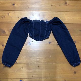 トップショップ(TOPSHOP)のトップショップ◆デニムオフショルトップス(カットソー(長袖/七分))