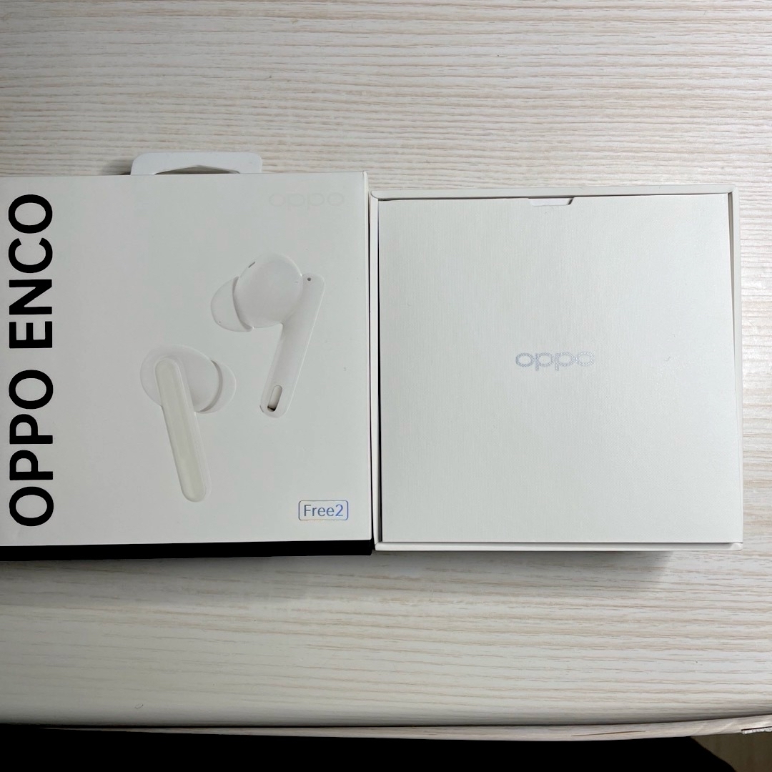 OPPO(オッポ)のOPPO Enco free2 ホワイト スマホ/家電/カメラのオーディオ機器(ヘッドフォン/イヤフォン)の商品写真