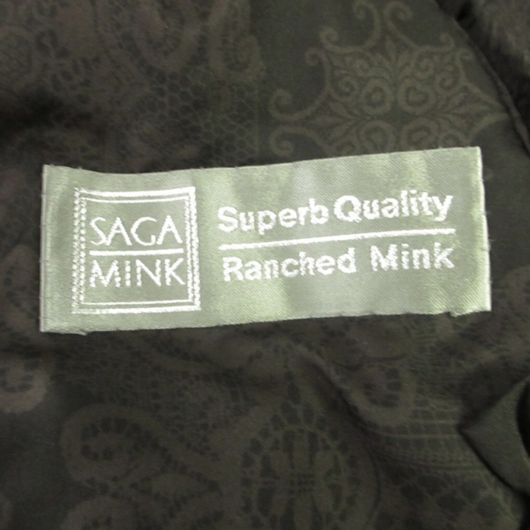 サガミンク SAGA MINK 銀サガ シェアードミンク コート 毛皮 SOR57cm着丈