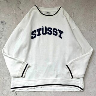STUSSY - 【90s オールド ステューシー】刺繍ロゴ スウェット ...