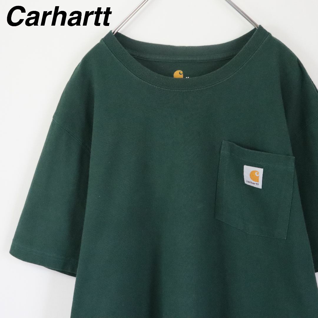 carhartt - 【大人気】カーハート／Tシャツ ワンポイントロゴ ポケT ...