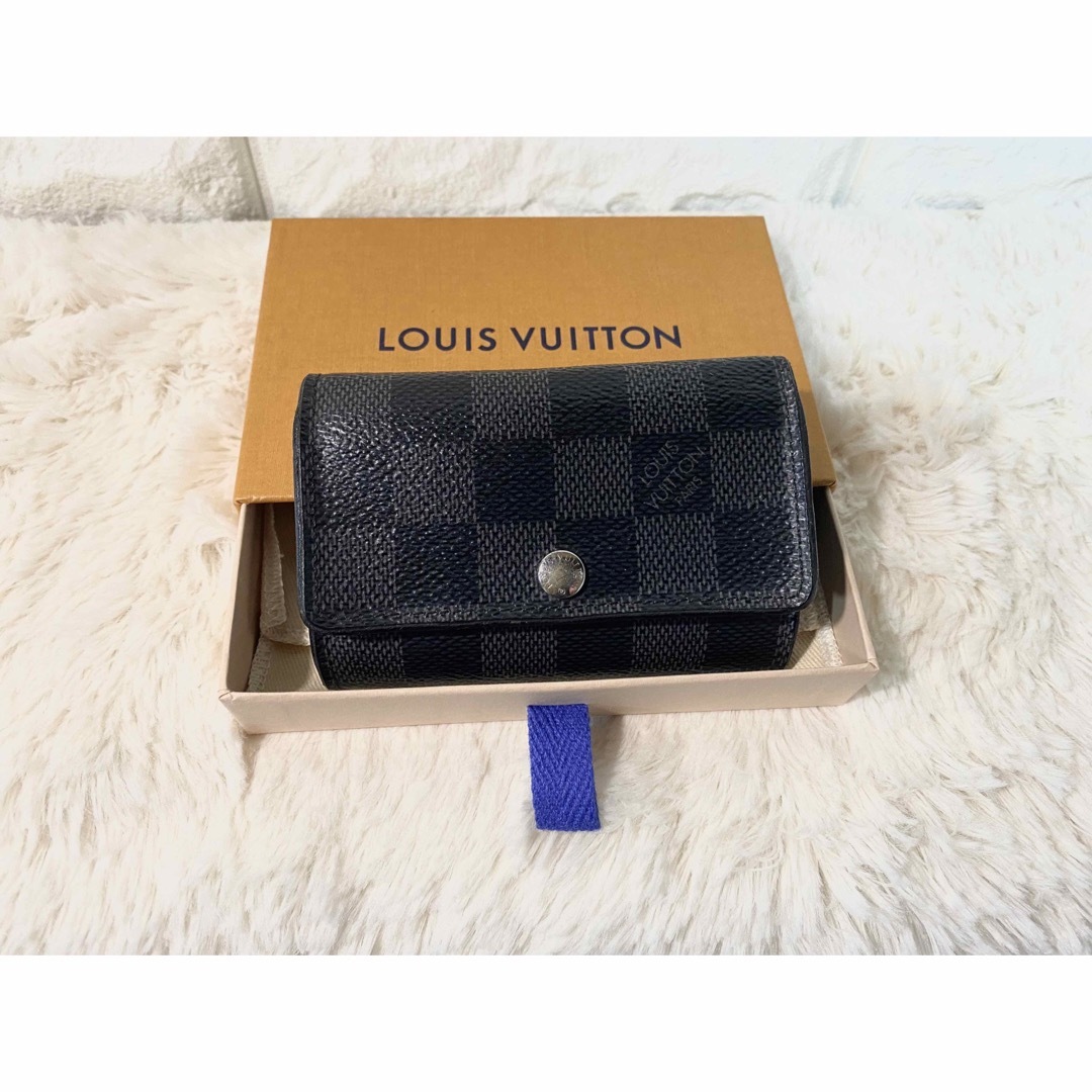 LOUIS VUITTON - ルイヴィトン キーケース ミュルティクレ6 ダミエグラ