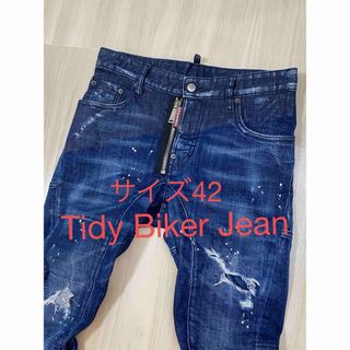 ディースクエアード(DSQUARED2)の極美品 DSQUARED2 Tidy Biker JEAN サイズ42 zip(デニム/ジーンズ)