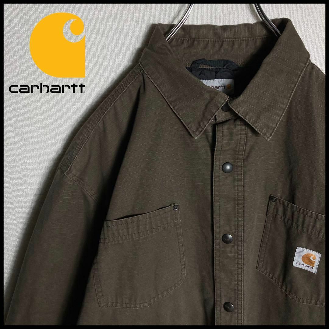 carhartt   希少XLサイズカーハート 肉厚キルティングジャケット