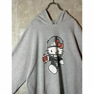 超希少❗️USA IMPORT SWEAT HOODIE ハローキティ　アメフト