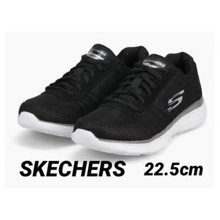 スケッチャーズ(SKECHERS)のスケッチャーズ レディース スニーカー ローカット 黒 22.5cm(スニーカー)