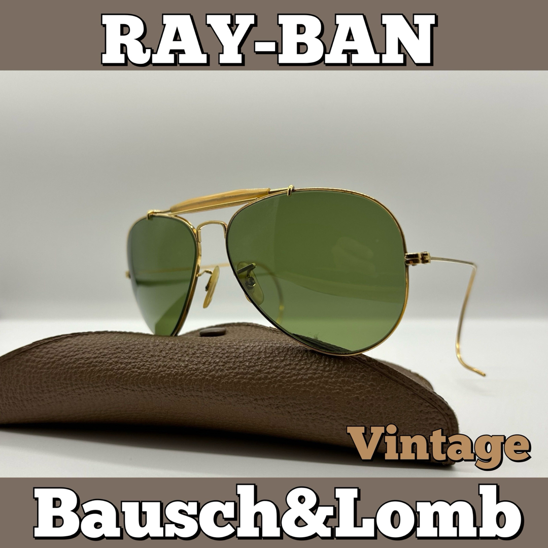 Ray-Ban(レイバン)の☆ヴィンテージ☆レイバン/ボシュロム/B&L/ティアドロップ/USA/サングラス メンズのファッション小物(サングラス/メガネ)の商品写真