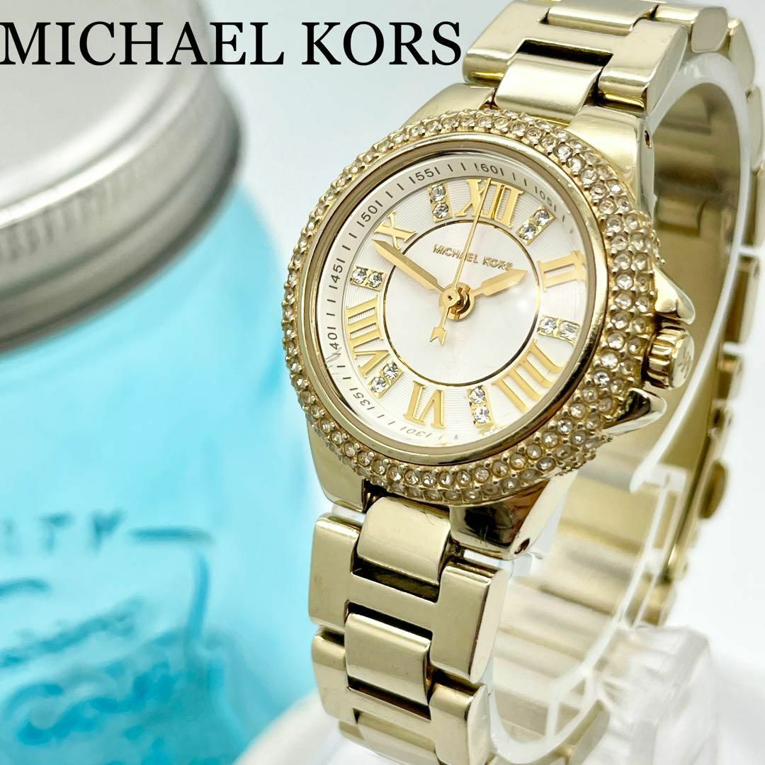 ファッション小物432 MICHAEL KORS マイケルコース時計　レディース腕時計　ゴールド