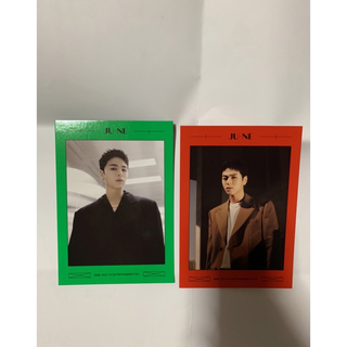 アイコン(iKON)のiKON ジュネ　公式ポストカード　2枚セット　 FLASHBACK (アイドルグッズ)