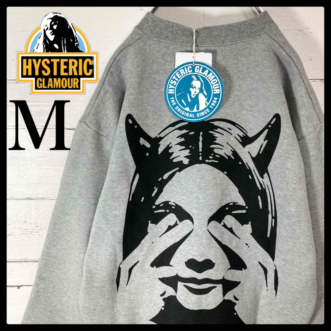 HYSTERIC GLAMOUR(ヒステリックグラマー)の【新品タグ付き】ヒステリックグラマー★全面ヒスガール入りスウェット 入手困難 メンズのトップス(スウェット)の商品写真