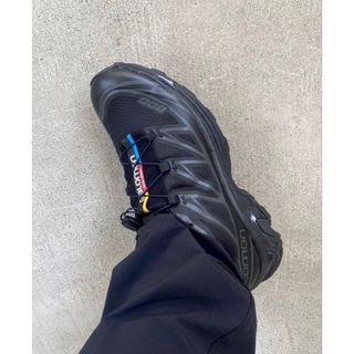 サロモン(SALOMON)の【新品未使用】SALOMON XT-6 BLACK(スニーカー)