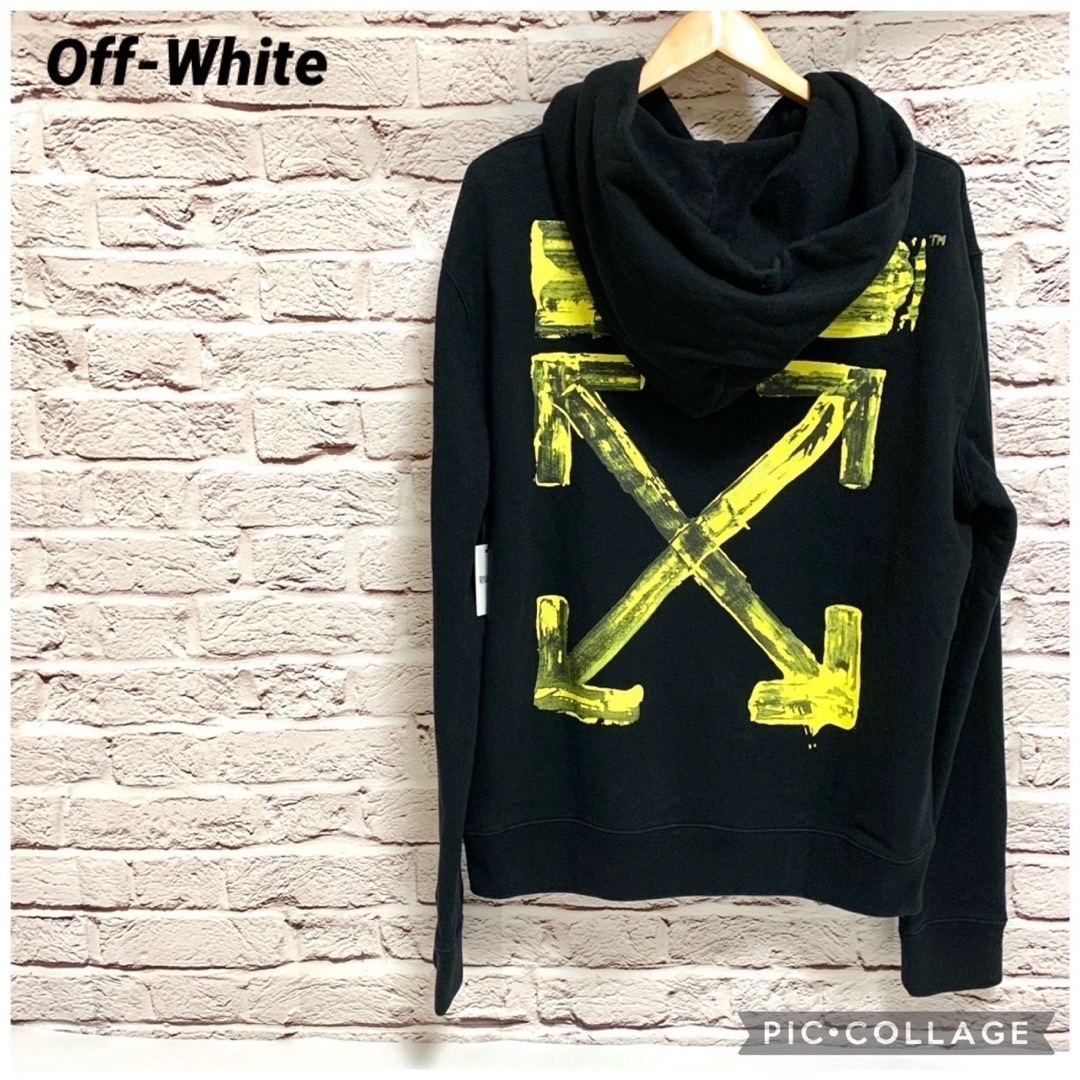 OFF-WHITE - 【美品XLサイズ】人気！OFF-WHITEパーカーの+