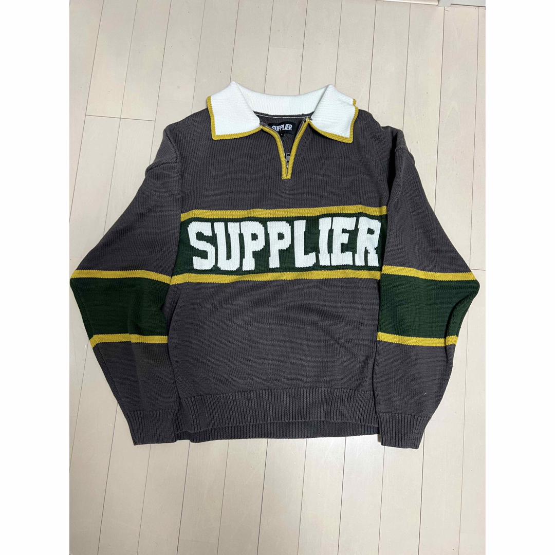 supplier ハーフジップニット