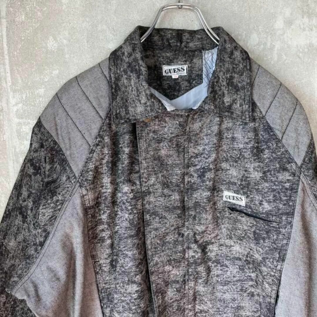 レア❗️美品❗️guess アウター デニム地 アメリカ企画 厚手アウター-