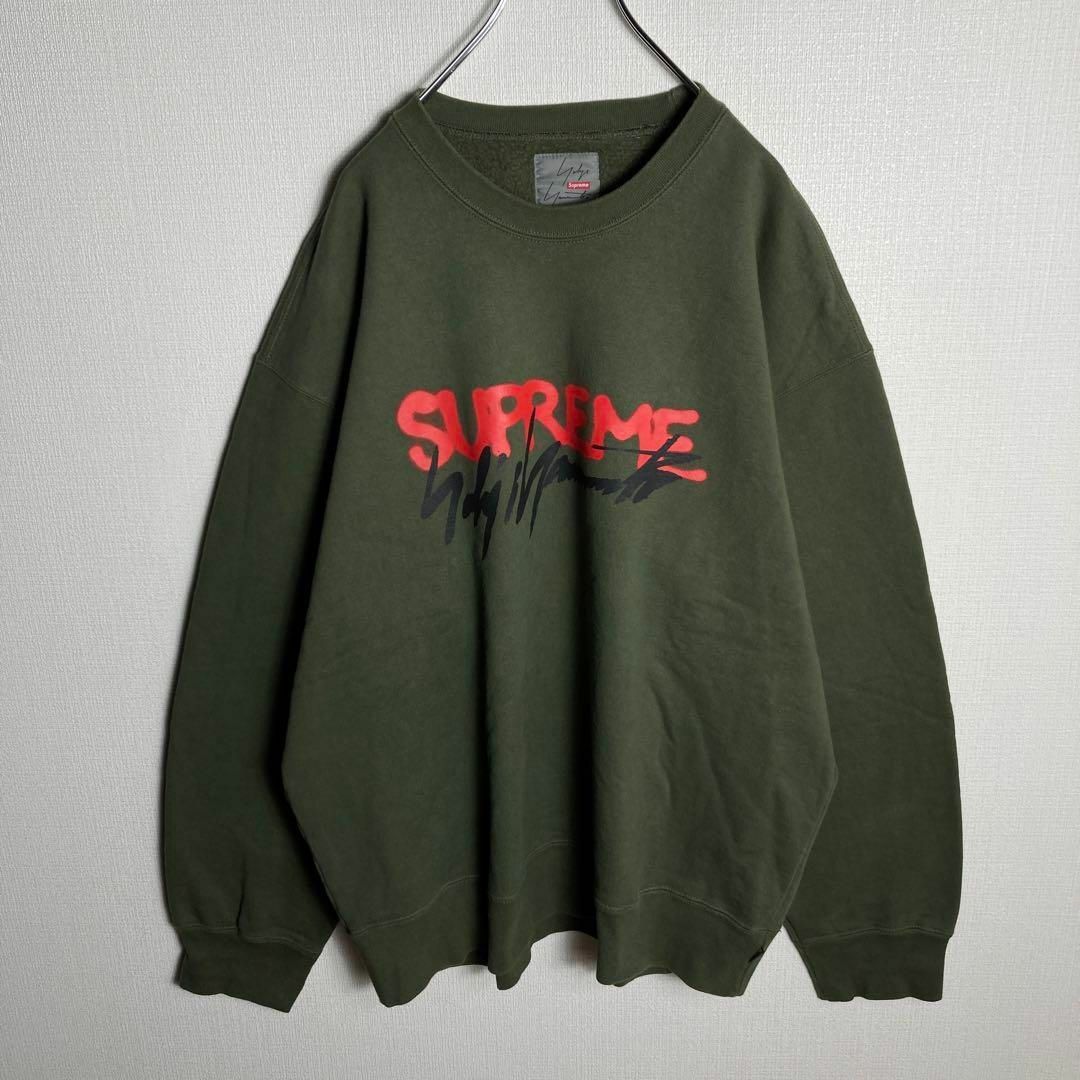 Supreme(シュプリーム)の【美品】supreme Yohji Yamamoto スウェット XL デカロゴ メンズのトップス(スウェット)の商品写真