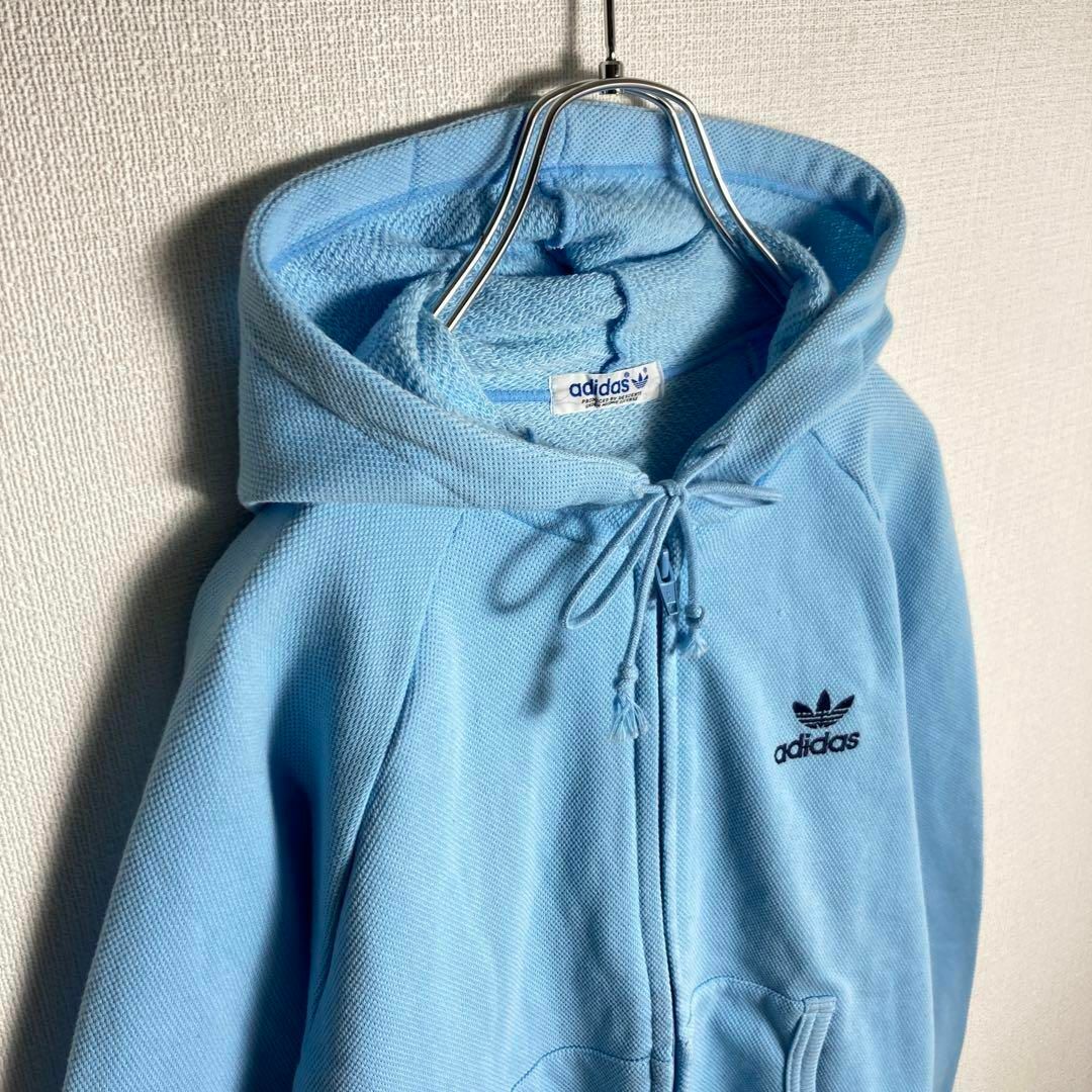 adidas - 【激レア】アディダス トレフォイルロゴ刺繍入りフルジップ ...