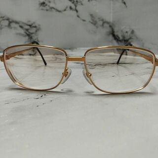 1910超美品　ダンヒル　メガネ　眼鏡　度強　6096　ガラスレンズ　チタニウム