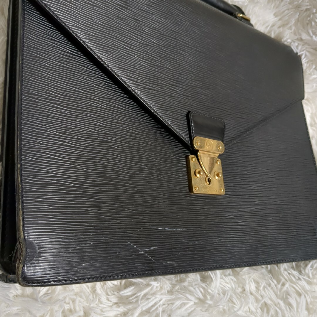 LOUIS VUITTON - LOUIS VUITTON ビジネスバッグ エピ ブラック M54412