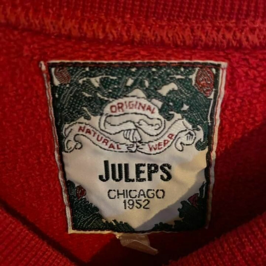 アメリカ仕入れ❗️可愛い刺繍　古着 スウェット　JULEPS