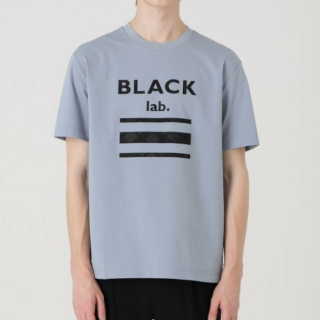 BLACK LABEL CRESTBRIDGE(ブラックレーベルクレストブリッジ)の【新品】ブラックレーベルクレストブリッジ　Tシャツ　M　ライトブルー　748 メンズのトップス(Tシャツ/カットソー(半袖/袖なし))の商品写真