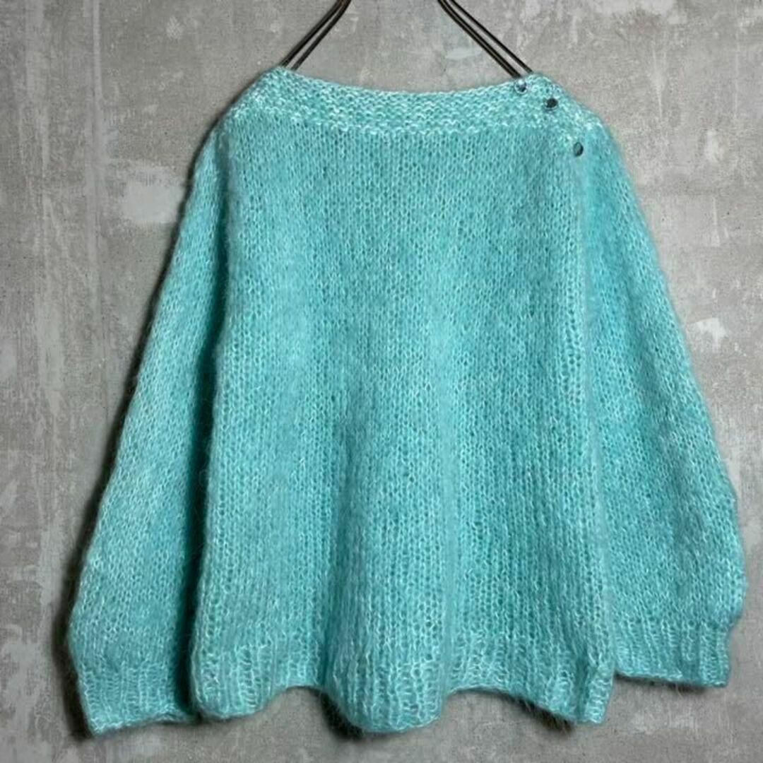 EUROPE  IMPORT MOHAIR KNIT モヘア