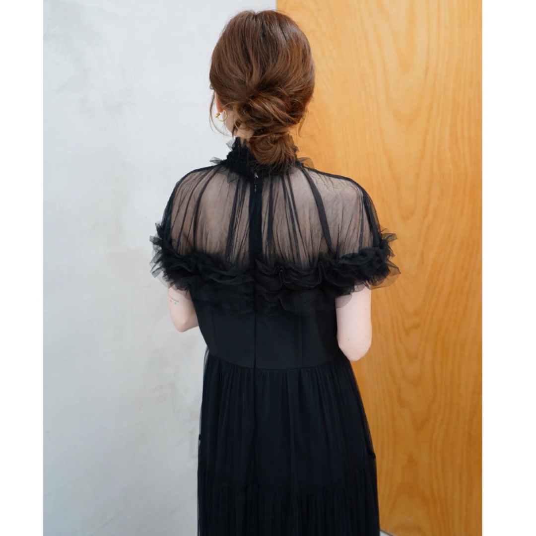 acka sheer shoulder dress サイズ1 フォーマル/ドレス acka sheer shoulder dress サイズ1 フォーマル/ドレス