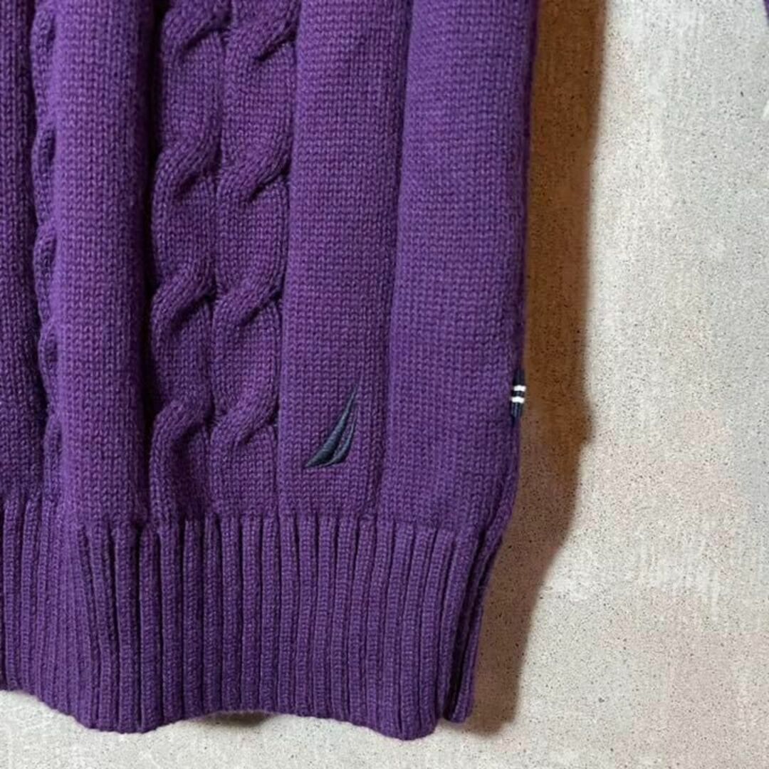 超美品❗️NAUTICA USA IMPORT CABLE KNITケーブル編み レディースのトップス(ニット/セーター)の商品写真