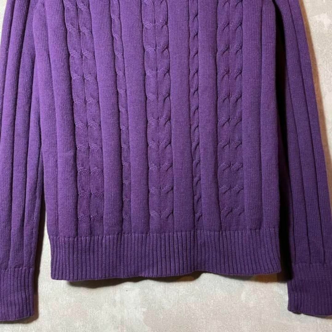 超美品❗️NAUTICA USA IMPORT CABLE KNITケーブル編み レディースのトップス(ニット/セーター)の商品写真