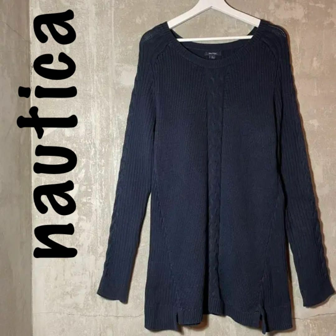 NAUTICA USA IMPORT KNIT women's L - ニット/セーター