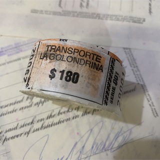 ヴィンテージロール"TRANSPORTE" 1ロール 紙モノ(印刷物)