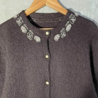 VINTAGE MOHAIR KNIT イタリア製 モヘアカーディガン ニットの通販 by