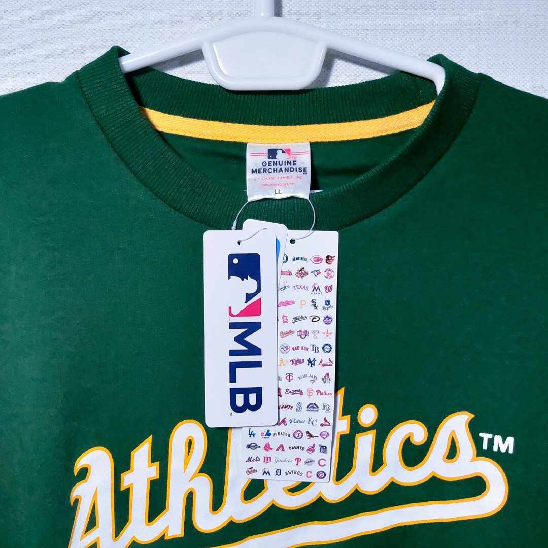 MLB(メジャーリーグベースボール)の新品 上下セット XL アスレチックス MBL メジャーリーグ 藤浪晋太郎 裏毛 メンズのメンズ その他(その他)の商品写真