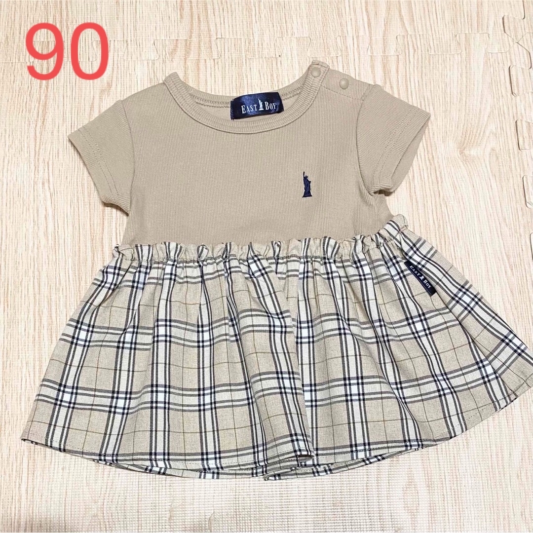 EASTBOY(イーストボーイ)のイーストボーイ　半袖トップス　90サイズ キッズ/ベビー/マタニティのキッズ服女の子用(90cm~)(Tシャツ/カットソー)の商品写真