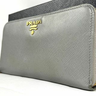 PRADA - 極美品✨ 現行 プラダ長財布 サフィアーノ バイカラー RFID