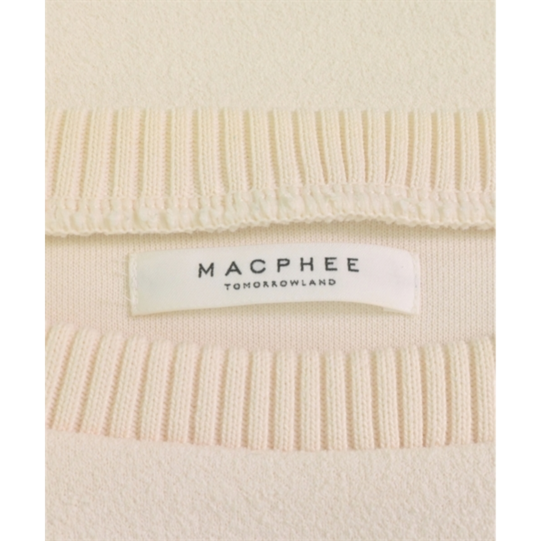 MACPHEE マカフィー カジュアルシャツ 36(M位) アイボリー