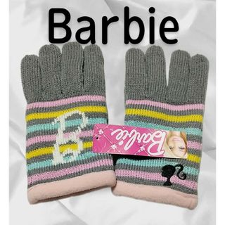 バービー(Barbie)のバービー5本指手袋新品タグ付フリー(手袋)