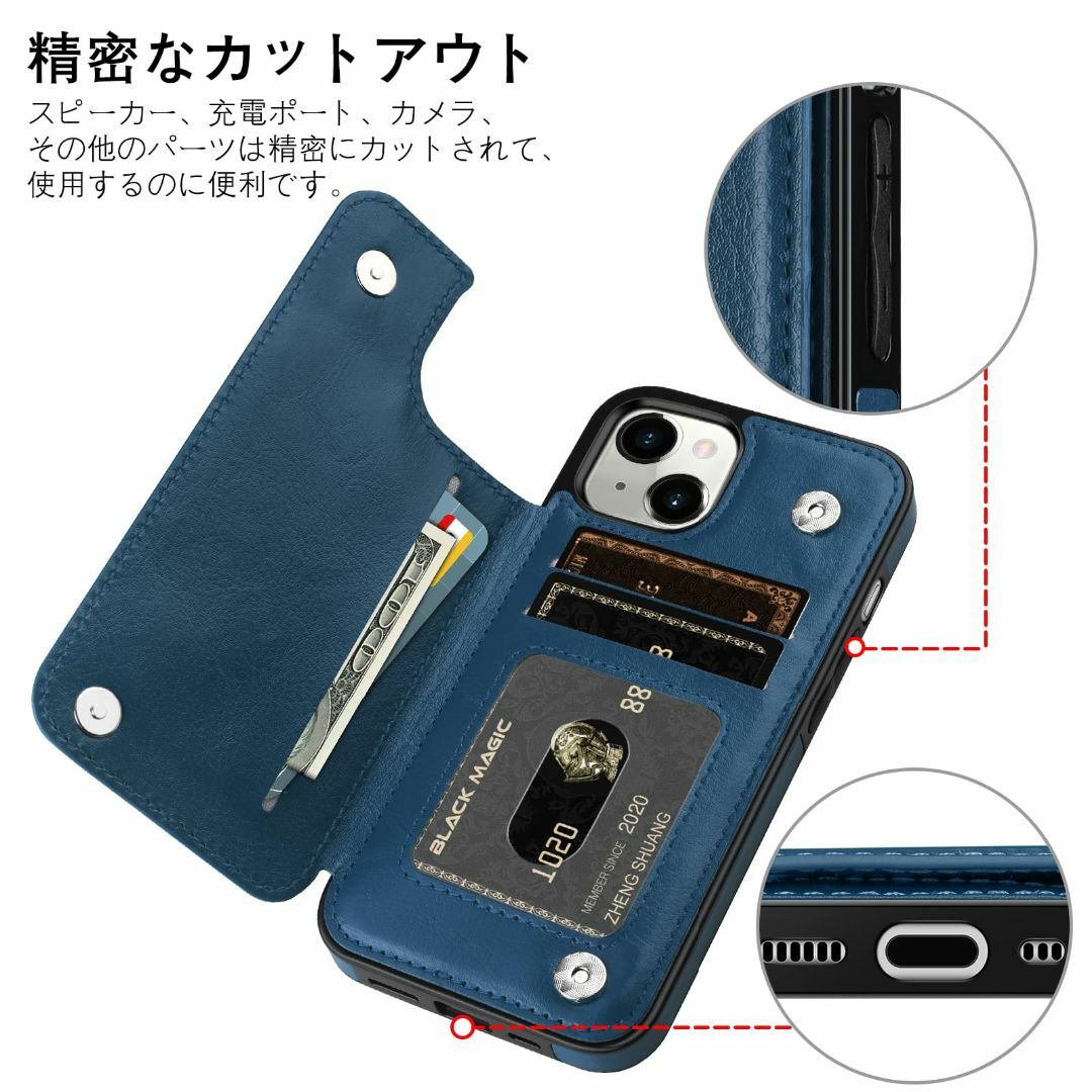 色: ネイビー】VOFOLEN iphone15ケース iphone 15 ケの通販 by ...