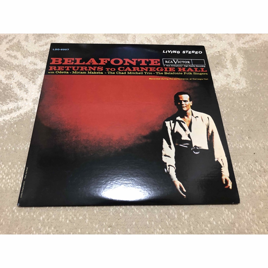 18900円 To Returns Hall Carnegie Harry Belafonte mercuridesign.com