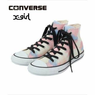 コンバース(CONVERSE)のコンバース　X-GIRL オールスター　HI TIE DYE(スニーカー)