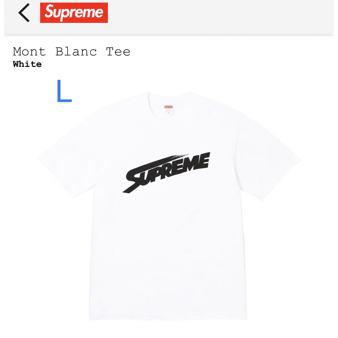 Supreme Mont Blanc Tee (Heather Grey) M - Tシャツ/カットソー(半袖 ...