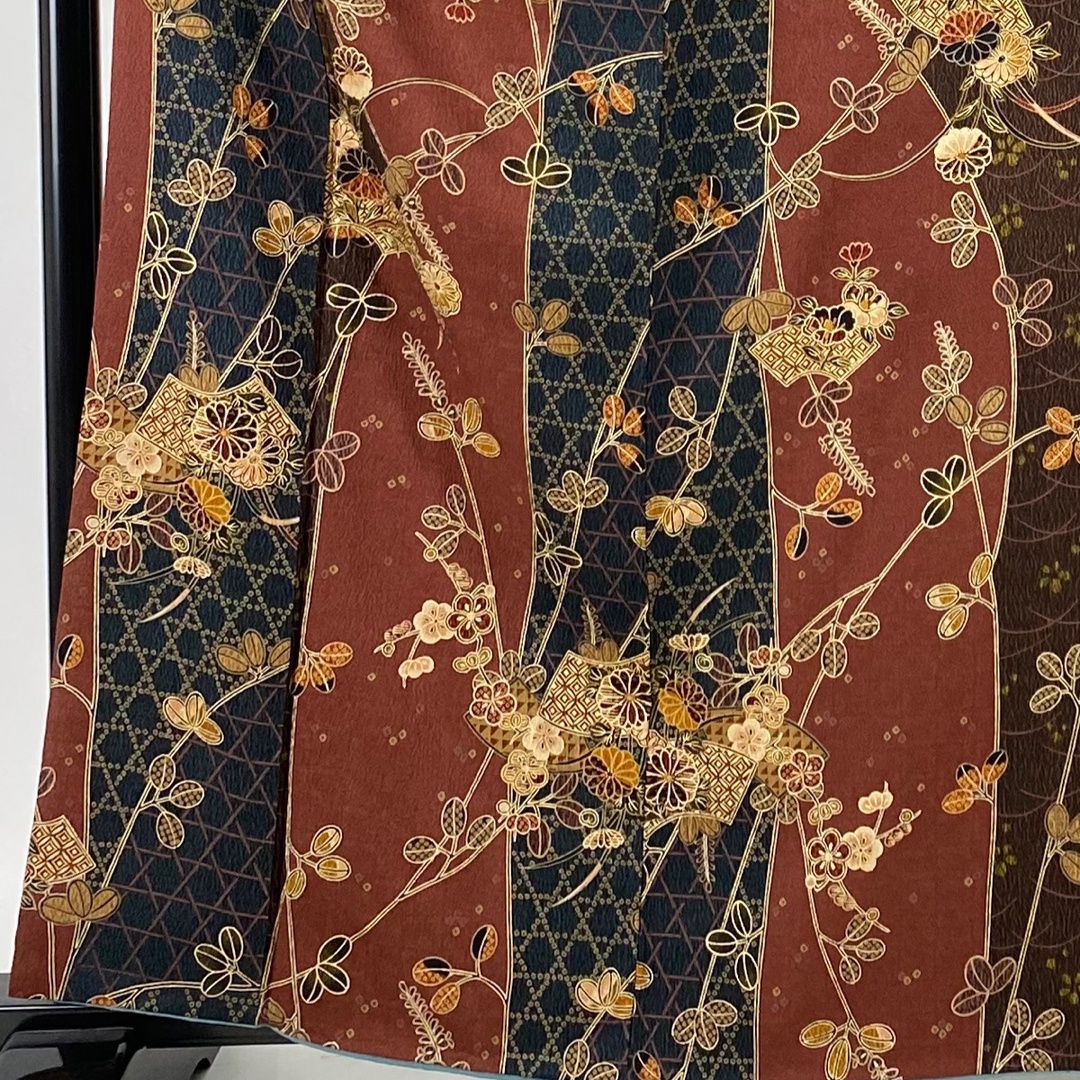 小紋 秀品 身丈162cm 裄丈65cm 正絹