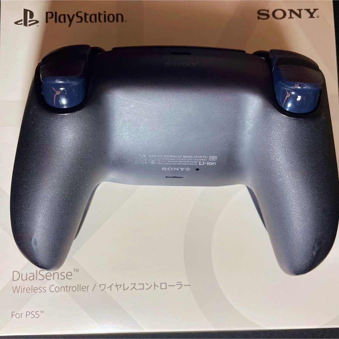 SONY(ソニー)のPS5 コントローラー デュアルセンス DualSense 黒 エンタメ/ホビーのゲームソフト/ゲーム機本体(その他)の商品写真