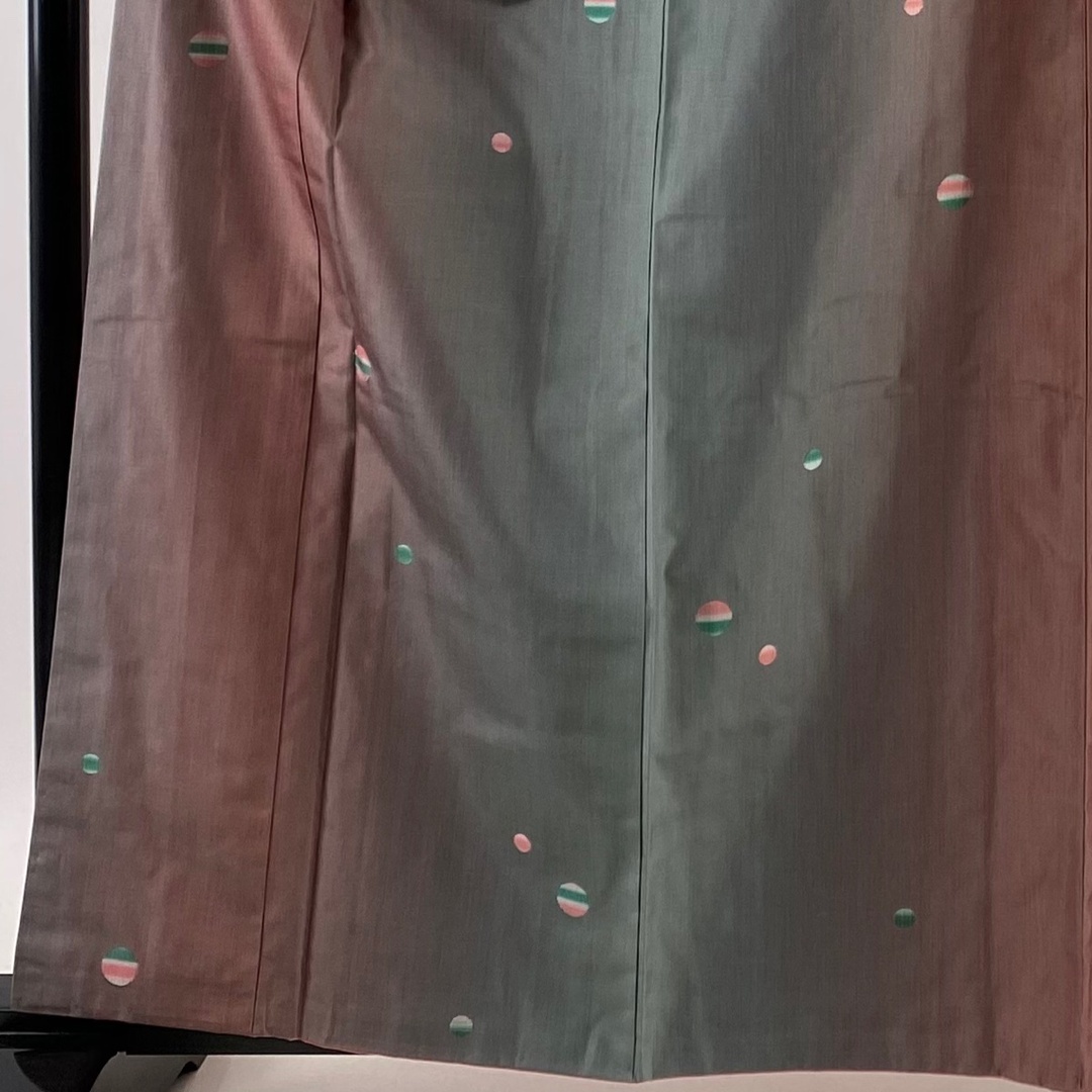 紬 身丈162cm 裄丈64cm 正絹 美品 秀品 【中古】