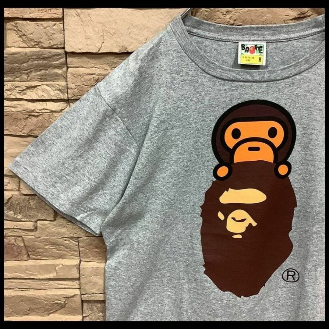 A BATHING APE(アベイシングエイプ)のアベイシングエイプ ビッグロゴ 定番カラー 入手困難  トップス メンズのトップス(Tシャツ/カットソー(半袖/袖なし))の商品写真