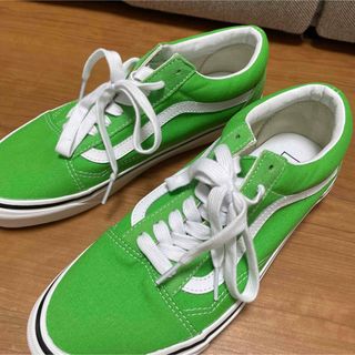 VANS - 新品 未使用品 バンズ オールドスクール 36DX 蛍光グリーン 緑