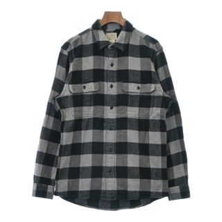 エルエルビーン(L.L.Bean)のL.L.Bean エルエルビーン カジュアルシャツ S グレーx黒(チェック) 【古着】【中古】(シャツ)